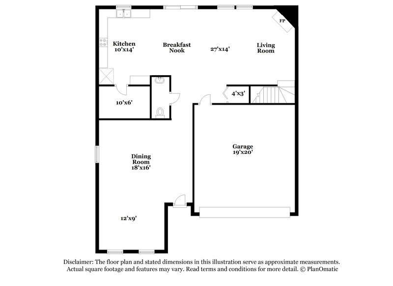 2,375/Mo, 1017 Lockberry Ct Clayton, NC 27520 Floor Plan View