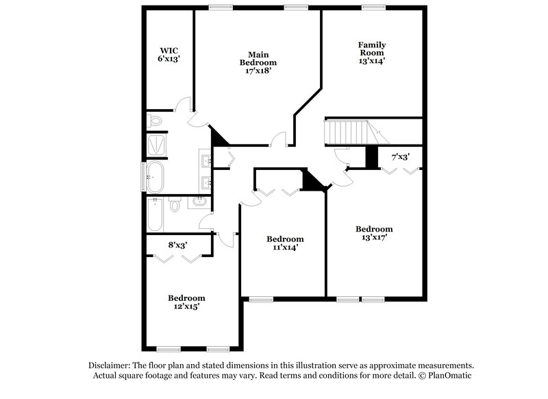 2,375/Mo, 1017 Lockberry Ct Clayton, NC 27520 Floor Plan View 2