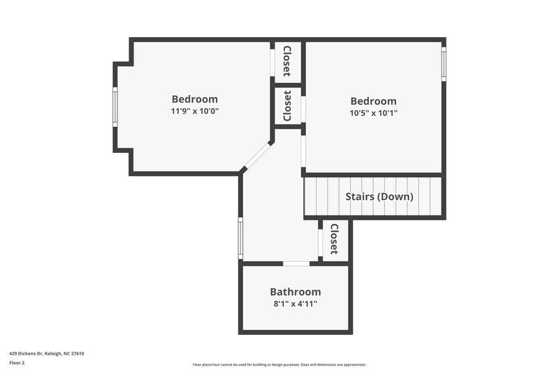 2,055/Mo, 429 Dickens Dr Raleigh, NC 27610 Floorplan View 2