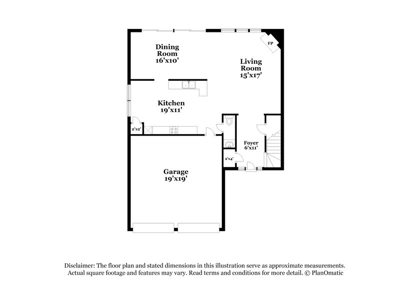 1,975/Mo, 5045 Babbling Brook Dr Raleigh, NC 27610 Floor Plan View