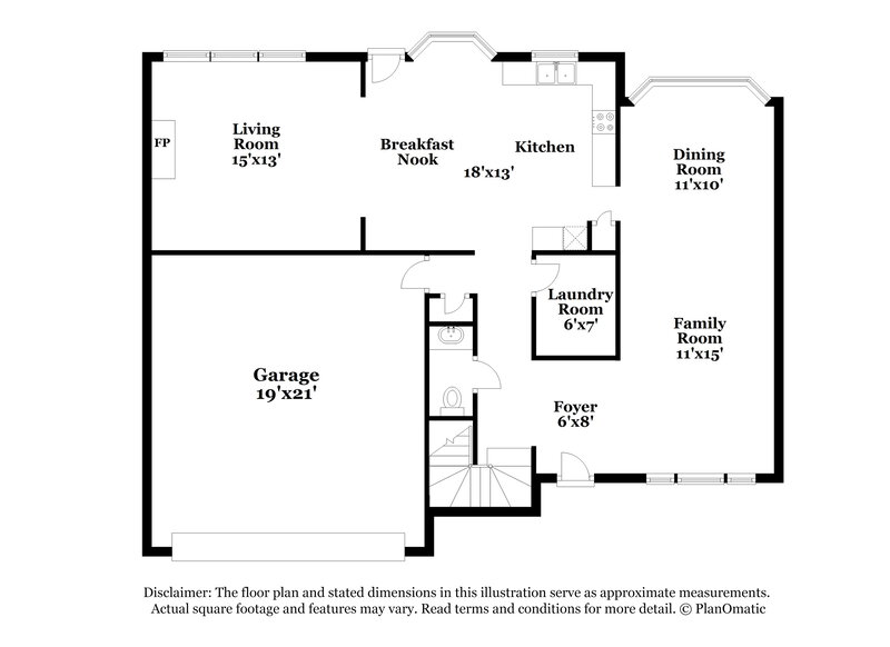 2,295/Mo, 919 Beddingfield Dr Knightdale, NC 27545 Floorplan View
