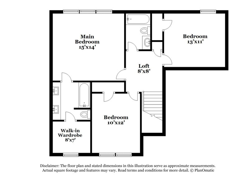 2,020/Mo, 5243 Little Sandy Dr Raleigh, NC 27616 Floor Plan View 2