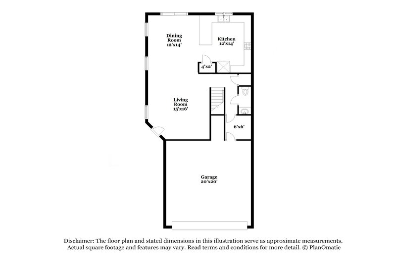 1,860/Mo, 3648 Marshlane Way Raleigh, NC 27610 Floor Plan View