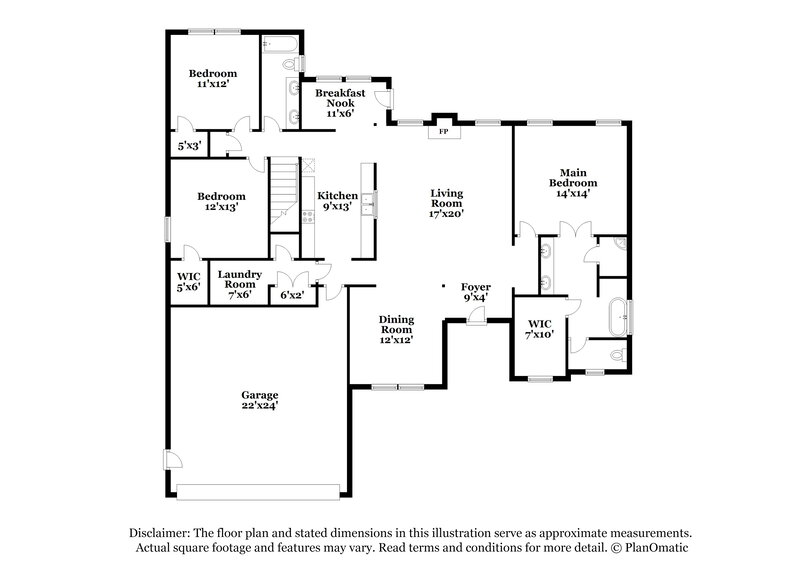 2,400/Mo, 289 Celestial Drive Garner, NC 27529 Floor Plan View