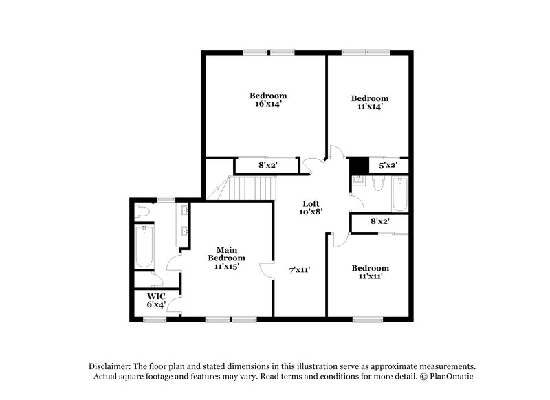1,945/Mo, 5309 Suntan Lake Dr Raleigh, NC 27610 Floor Plan View 2