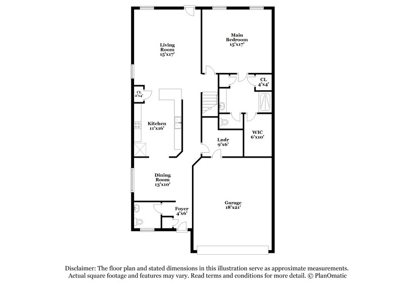 2,260/Mo, 5228 Calhoun Pl Knightdale, NC 27545 Floorplan View