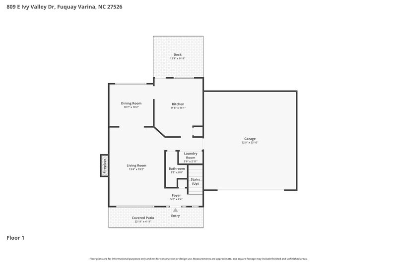 2,065/Mo, 809 E Ivy Valley Dr Fuquay Varina, NC 27526 Floor Plan View