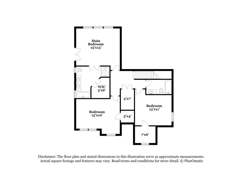 2,020/Mo, 8115 Willowglen Dr Raleigh, NC 27616 Floor Plan View 2