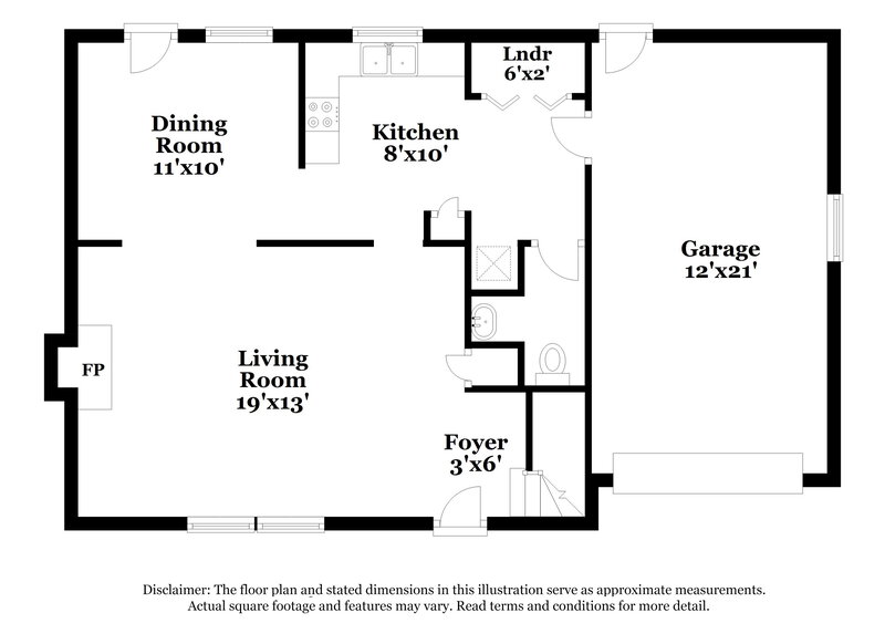 1,695/Mo, 662 Landing View Dr Wendell, NC 27591 Floorplan View