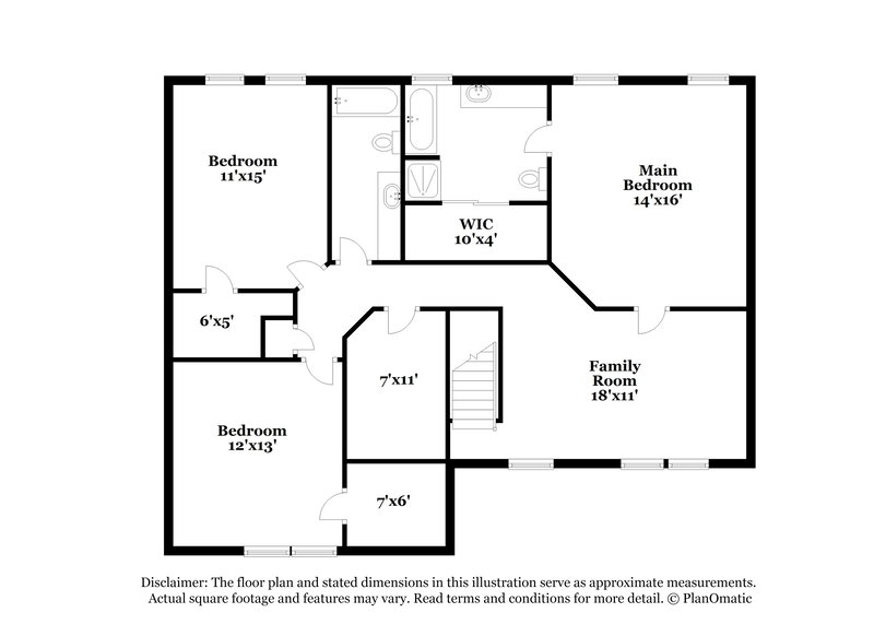 1,845/Mo, 409 Texanna Way Holly Springs, NC 27540 Floor Plan View