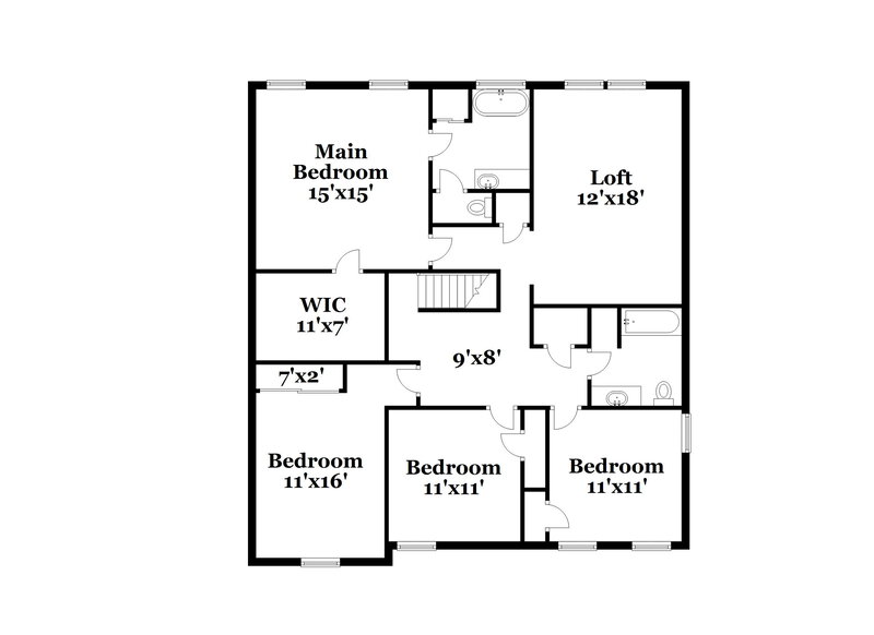 2,690/Mo, 383 Kerriann Ln Clayton, NC 27520 Floorplan View 2