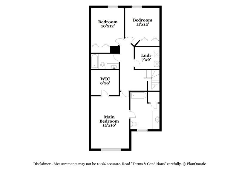 2,090/Mo, 2545 Spring Oaks Way Raleigh, NC 27614 Floor Plan View 2