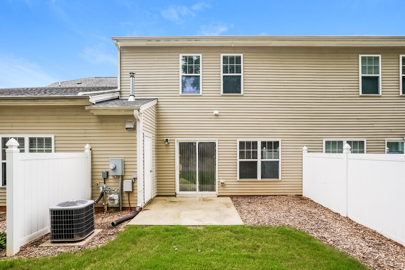 1,920/Mo, 2545 Spring Oaks Way Raleigh, NC 27614 Rear View