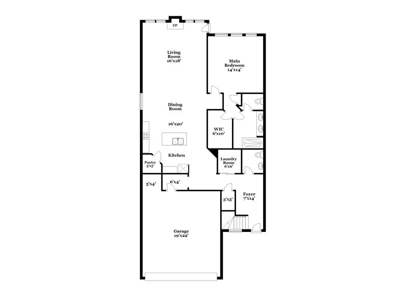 1,905/Mo, 34 Wensley Ct Clayton, NC 27527 Floor Plan View
