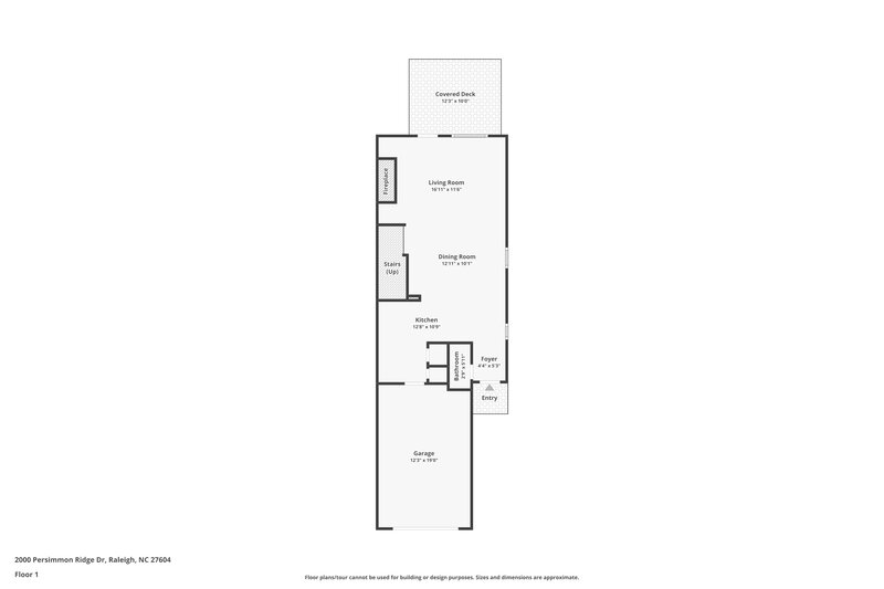 1,595/Mo, 2000 Persimmon Ridge Dr Raleigh, NC 27604 Floor Plan View