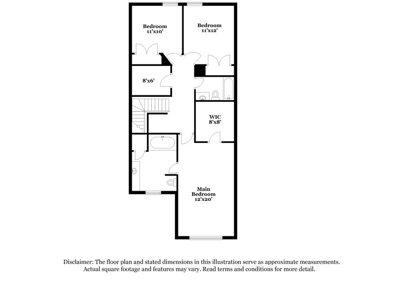 1,770/Mo, 2563 Spring Oaks Way Raleigh, NC 27614 Floor Plan View