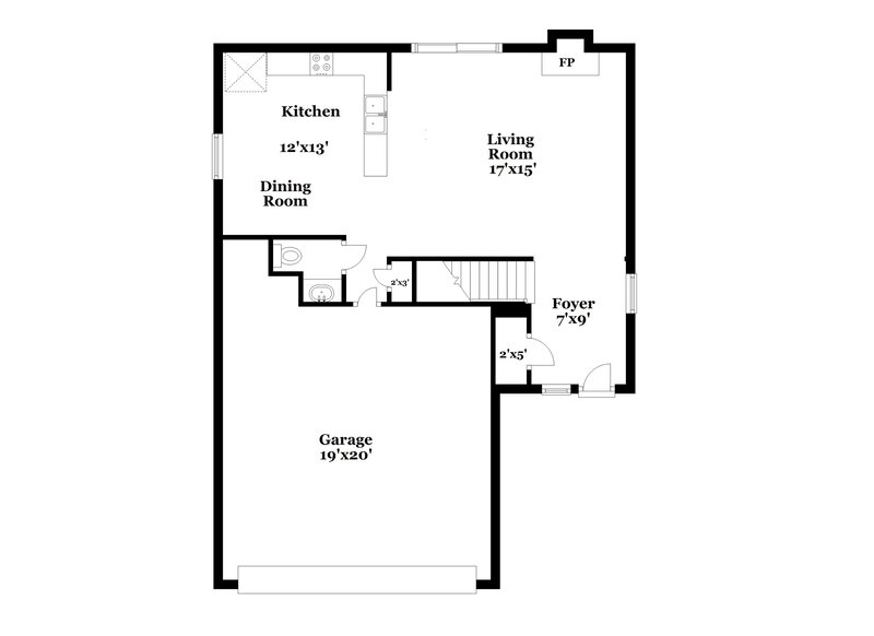 1,870/Mo, 4737 Tommans Trl Raleigh, NC 27616 Floor Plan View