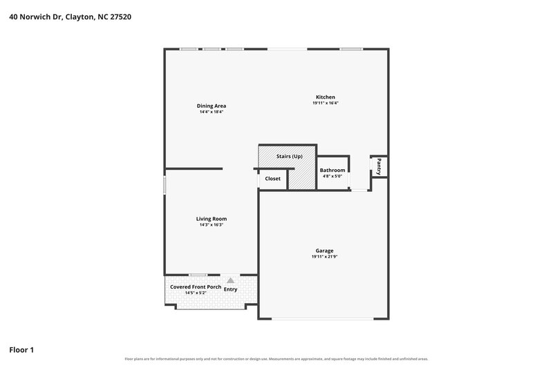 0/Mo, 40 Norwich Dr Clayton, NC 27520 Floorplan View