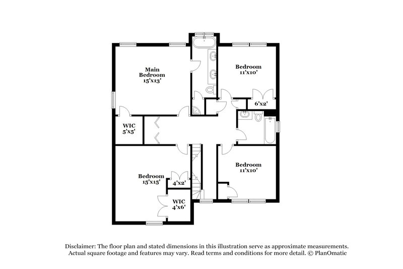 2,505/Mo, 4813 Forest Highland Dr Raleigh, NC 27604 Floorplan View 2