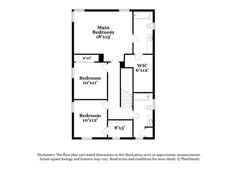 1,995/Mo, 148 Palmdale Ct Holly Springs, NC 27540 Floor Plan View 2