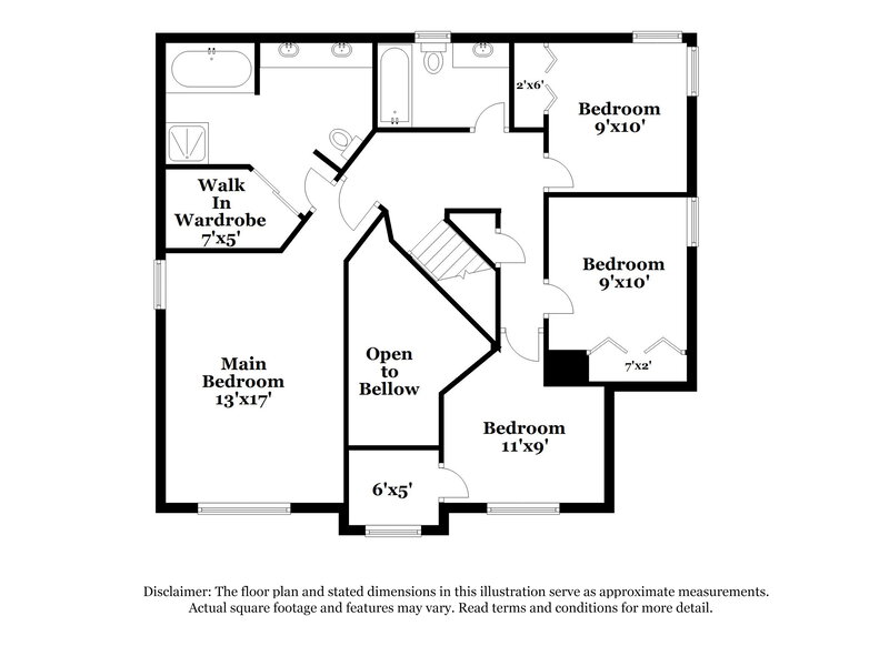 2,740/Mo, 1004 Silverbell Ln Knightdale, NC 27545 Floor Plan View 2