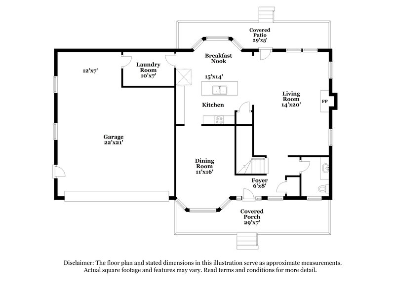 2,200/Mo, 94 Great Oak Dr Garner, NC 27529 Floor Plan View 2