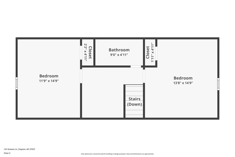 1,765/Mo, 141 Hutson Ln Clayton, NC 27527 Floor Plan View 2