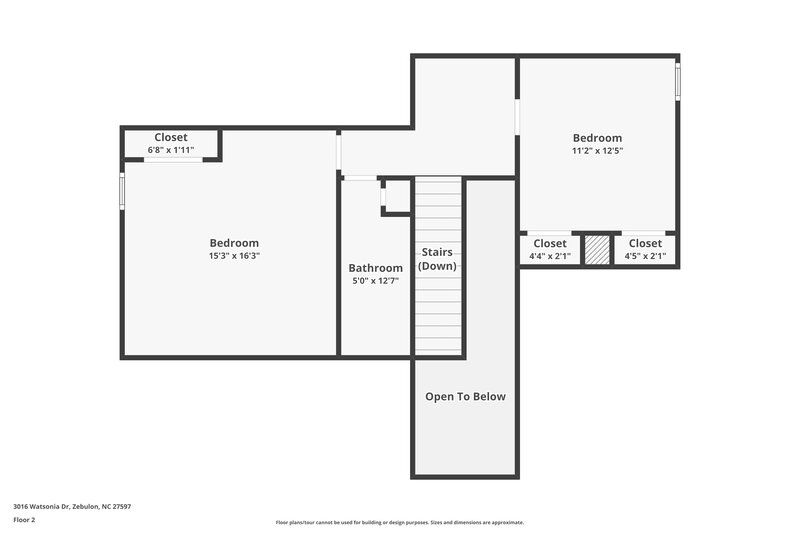 1,990/Mo, 3016 Watsonia Dr Zebulon, NC 27597 Floorplan View 2