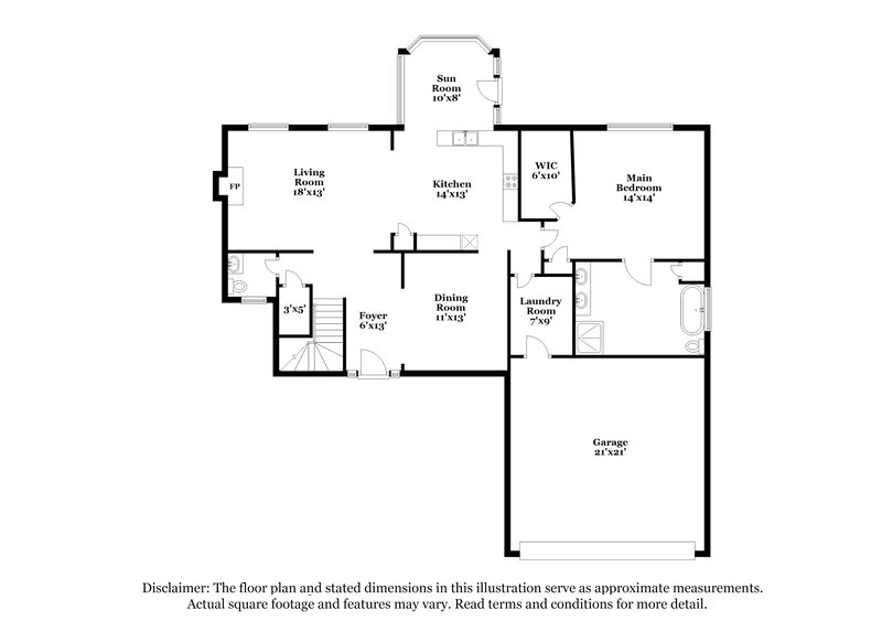 2,590/Mo, 684 Winding Oak Way Clayton, NC 27520 Floorplan View
