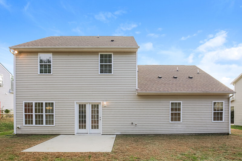 1,925/Mo, 1214 Braemar Highland Dr Zebulon, NC 27597 Rear View