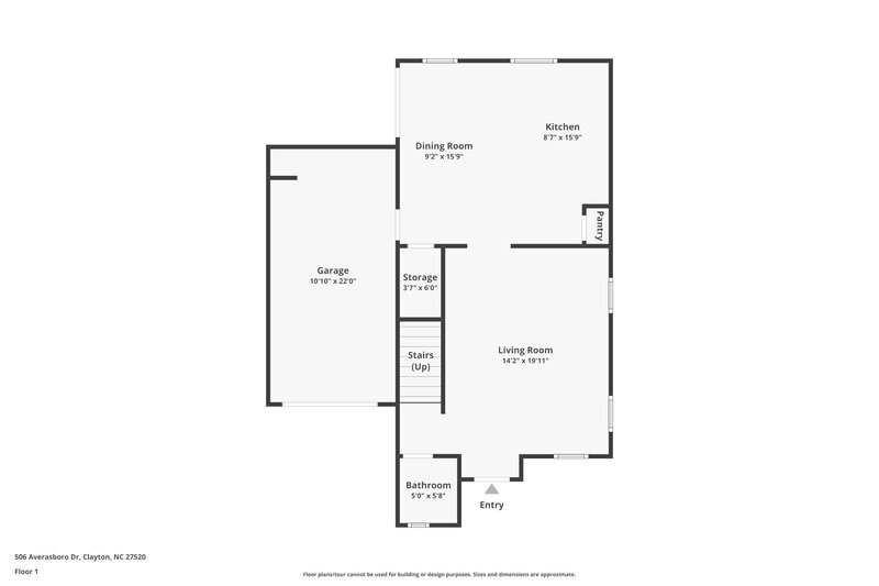 1,695/Mo, 506 Averasboro Dr Clayton, NC 27520 Floor Plan View