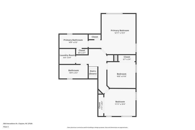 1,695/Mo, 506 Averasboro Dr Clayton, NC 27520 Floor Plan View 2