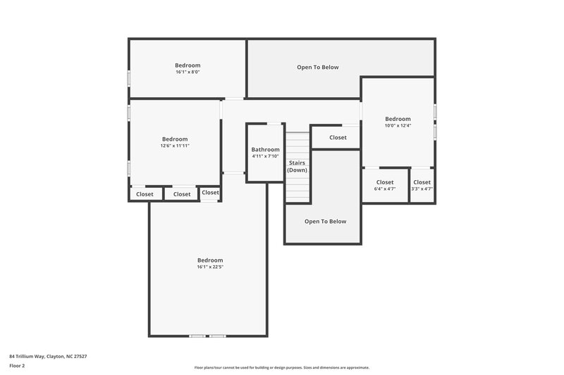 2,170/Mo, 84 Trillium Way Clayton, NC 27527 Floor Plan View 2