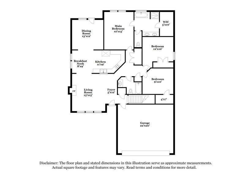 2,115/Mo, 329 Braxman Ln Holly Springs, NC 27540 Floor Plan View