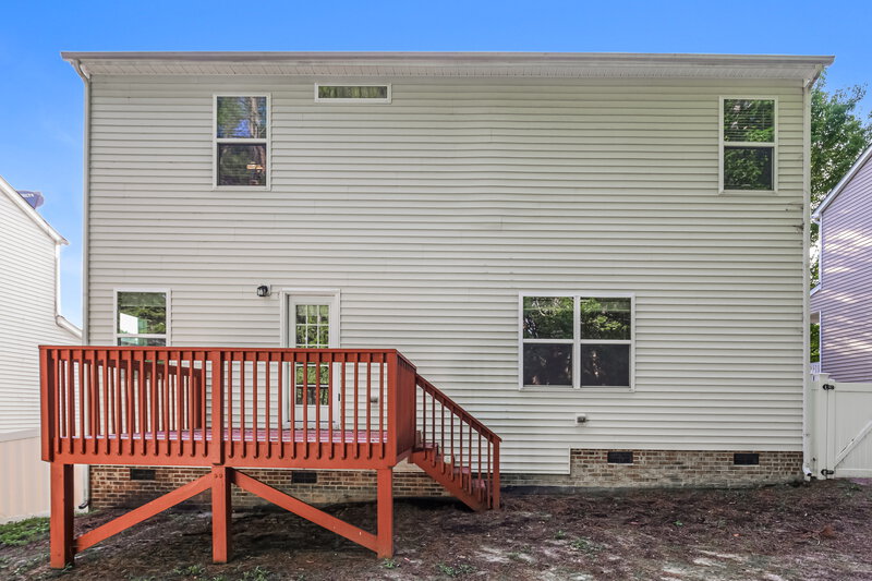 2,340/Mo, 217 Switchback St Knightdale, NC 27545 Rear View