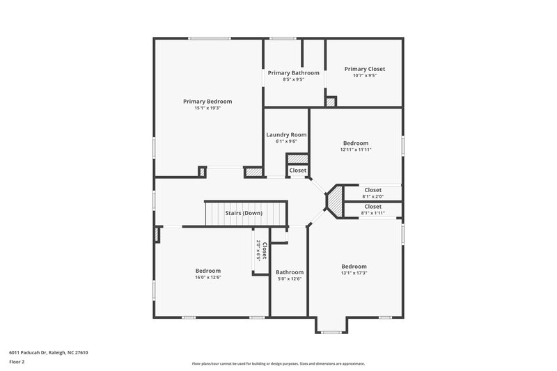 1,995/Mo, 6011 Paducah Dr Raleigh, NC 27610 Floor Plan View 2