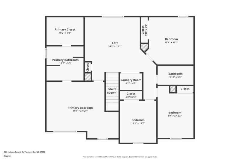 2,250/Mo, 503 Holden Forest Dr Youngsville, NC 27596 Floor Plan View 2