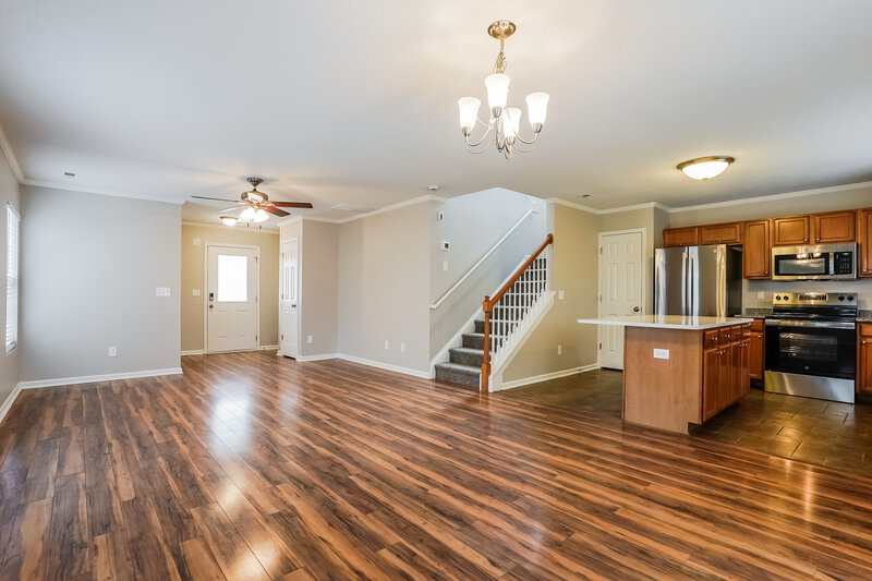 1,910/Mo, 7133 Lowell Ridge Rd Raleigh, NC 27616 Living Room View 2