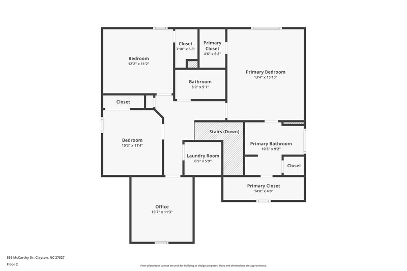 3,060/Mo, 536 McCarthy Dr Clayton, NC 27527 Floor Plan View 2