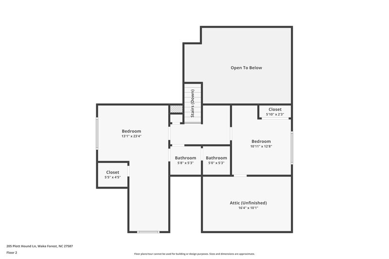 1,920/Mo, 205 Plott Hound Ln Wake Forest, NC 27587 Floor Plan View
