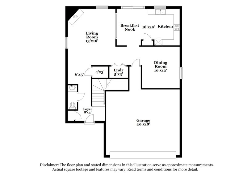 2,960/Mo, 817 Laurens Way Knightdale, NC 27545 Floor Plan View