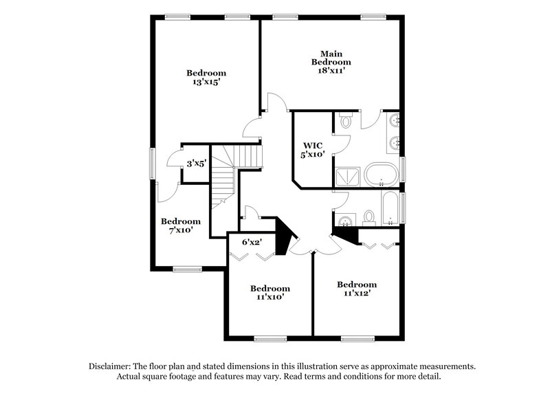 2,960/Mo, 817 Laurens Way Knightdale, NC 27545 Floor Plan View 2