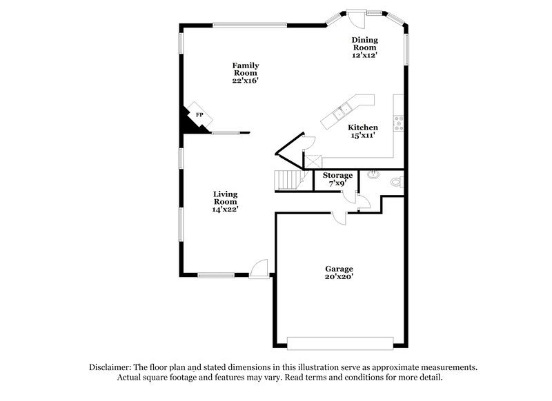 2,830/Mo, 5213 Meryton Park Way Raleigh, NC 27616 Floor Plan View 2