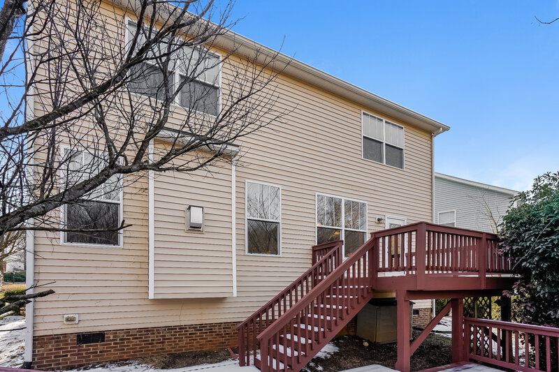 1,910/Mo, 360 Stobhill Ln Holly Springs, NC 27540 Rear View