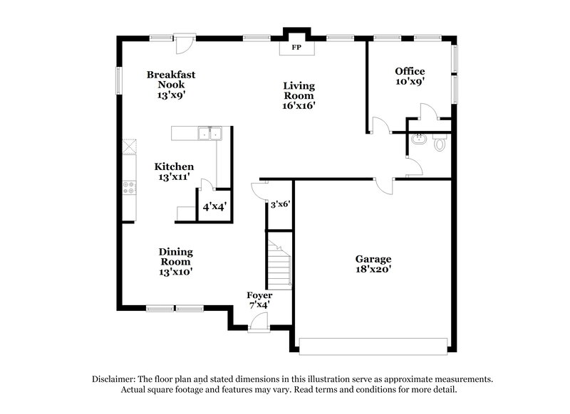 2,275/Mo, 1958 Sterling Hill Dr Fuquay Varina, NC 27526 Floor Plan View
