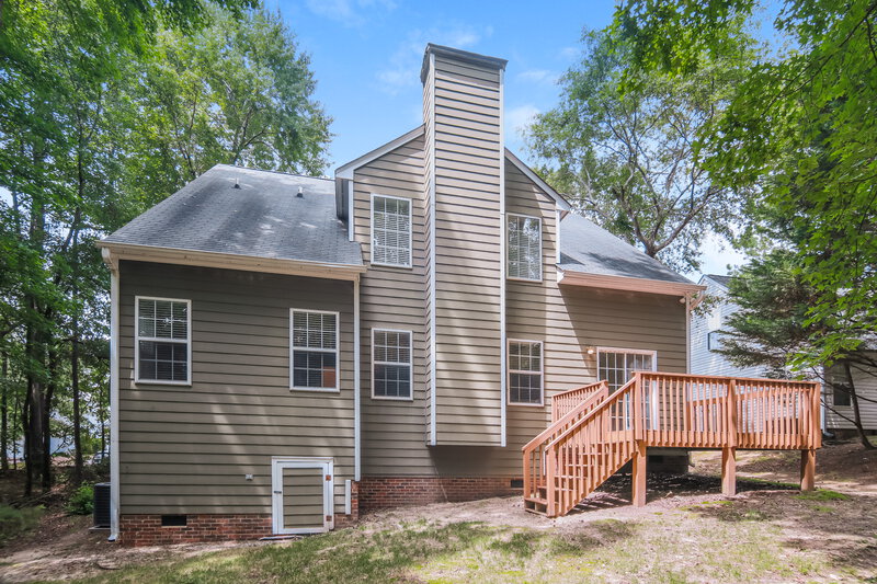 2,060/Mo, 3808 Toyon Dr Raleigh, NC 27616 Rear View