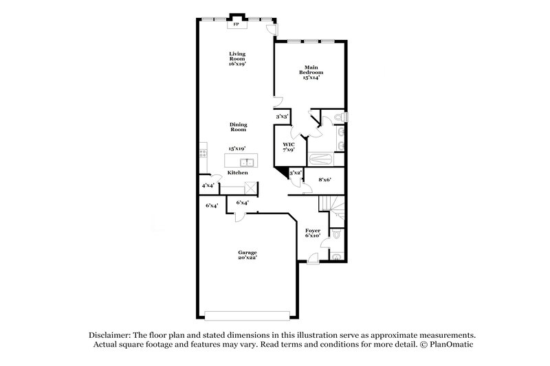 1,840/Mo, 54 Ashby Dr Clayton, NC 27527 Floor Plan View