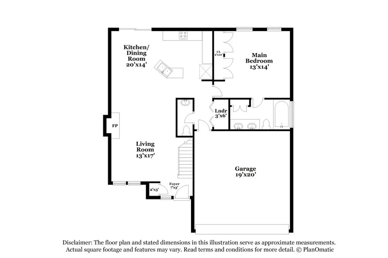 2,110/Mo, 1910 Sterling Hill Dr Fuquay Varina, NC 27526 Floorplan View