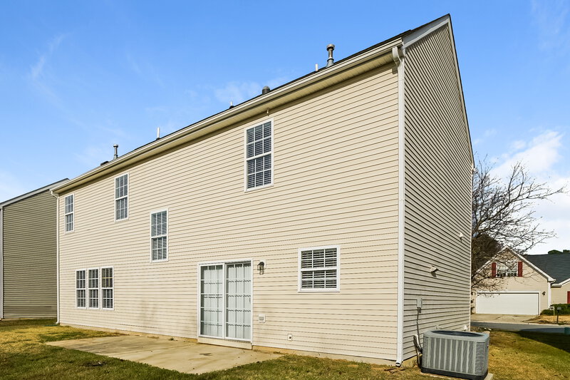 2,050/Mo, 5520 Cahaba Way Raleigh, NC 27616 Rear View
