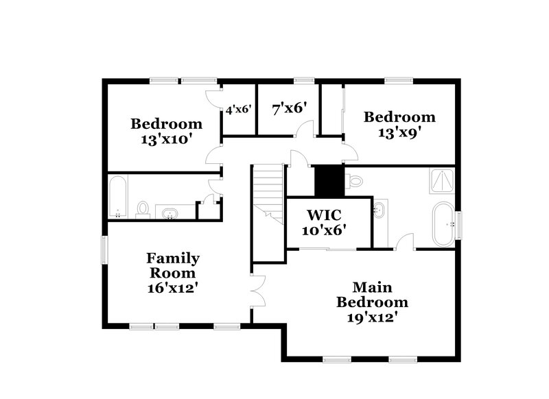 2,365/Mo, 813 Stackhurst Way Wake Forest, NC 27587 Floor Plan View 2